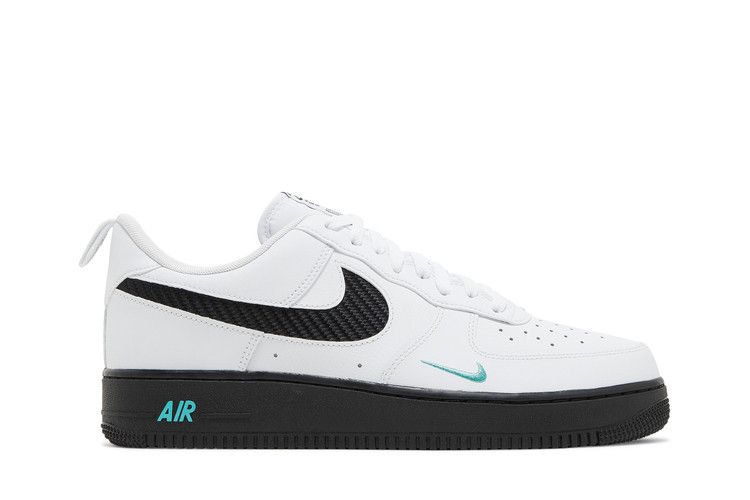 Men's Sneakers Nike Air Force 1 Low White Black Teal White/Black/Teal