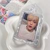 Original Design Summer Cheery Smoothie PVC Picture Frames with Chain Cute Ice Cream Photocard Holder for 3 Inch Kpop Card 2025