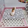 2PCS Rabbit Sleeping Bed Mat Small Pet Soft Thick Fleece Winter Warm Bed Pad Habitat Decor for Squirrels Chinchillas