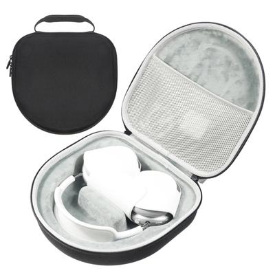 Headphone Travel Case with Handle Soft Lining Double Zipper Design Shockproof Impact Resistant Wireless Headset Storage Bag for Airpods Max