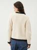 Mira Owen Knit Cardigan with Flap Pockets and Gold 09WND251904IVR0 Buttons,
