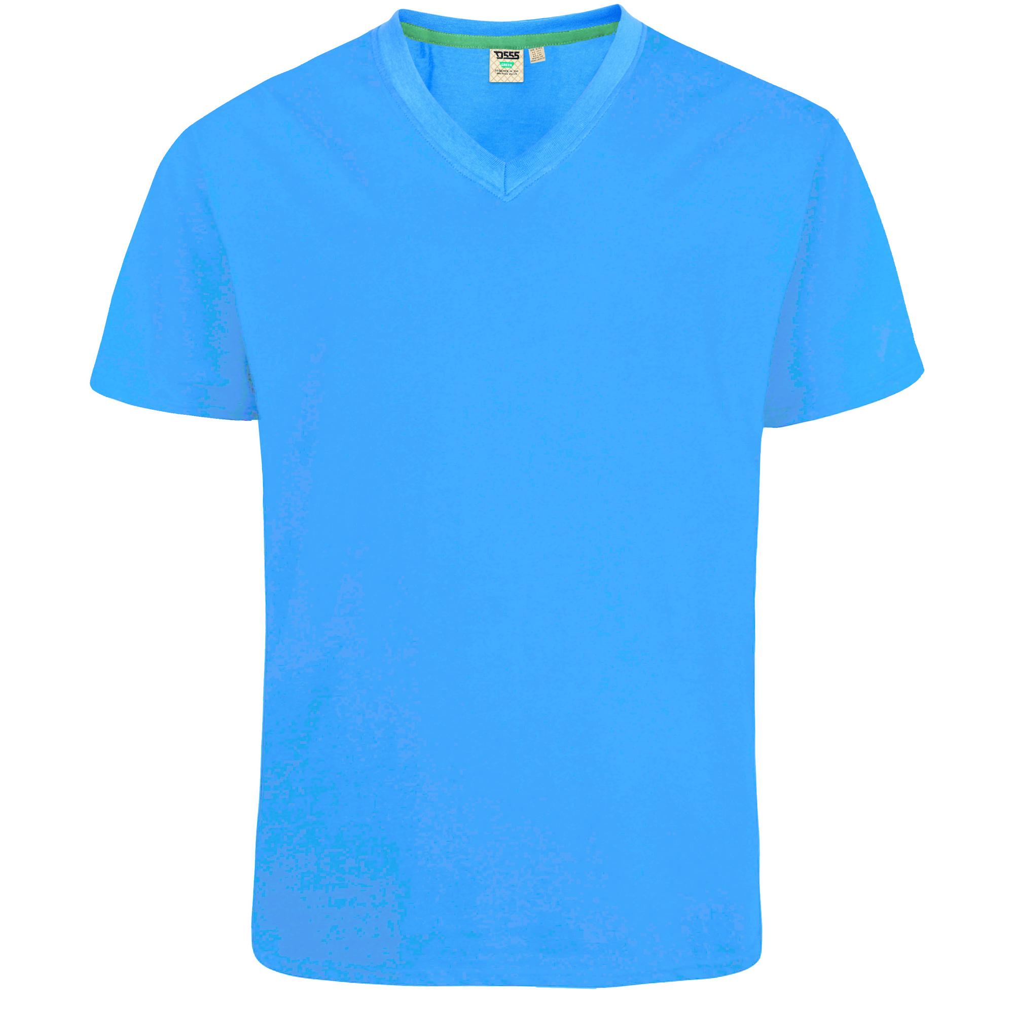 Duke Heren D555 Signature Kingsize T-shirt 6XL blauw