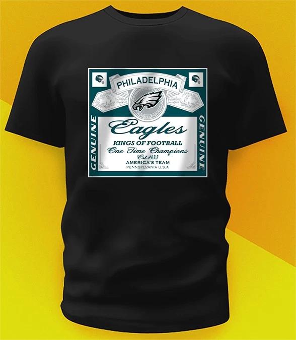 Philadelphia Eagles Kings Of Football Shirt Sizes From Youth To Adult 6XL 2XL