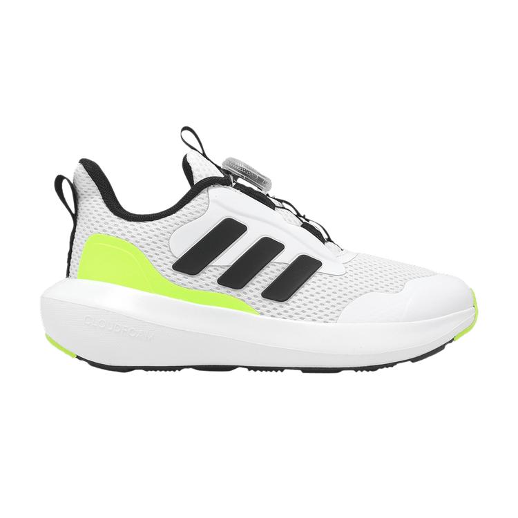 

adidas FortaRun 3.0 BOA K White Black Lucid Lemon Kids Sneakers Cloud-White Core-Black JI2199 28