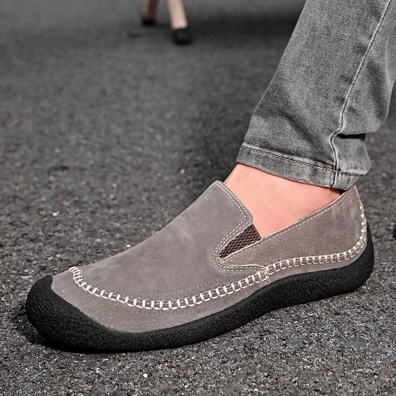 Classics Loafers Men Casual Shoes Retro Genuine Leather Flats Fashion Moccasins Leisure Party Shoe Men's Loafer 2025