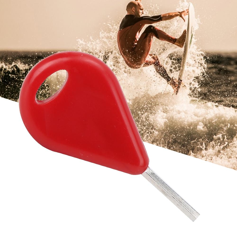 Surfboard Accessories Surf Fin Key Screws Set for FCS Fins Surfing Equipment(Red )