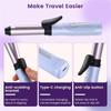 Mini wireless curling iron, 20mm portable travel curling clip, three-level temperature adjustment, USB rechargeable, fast heating