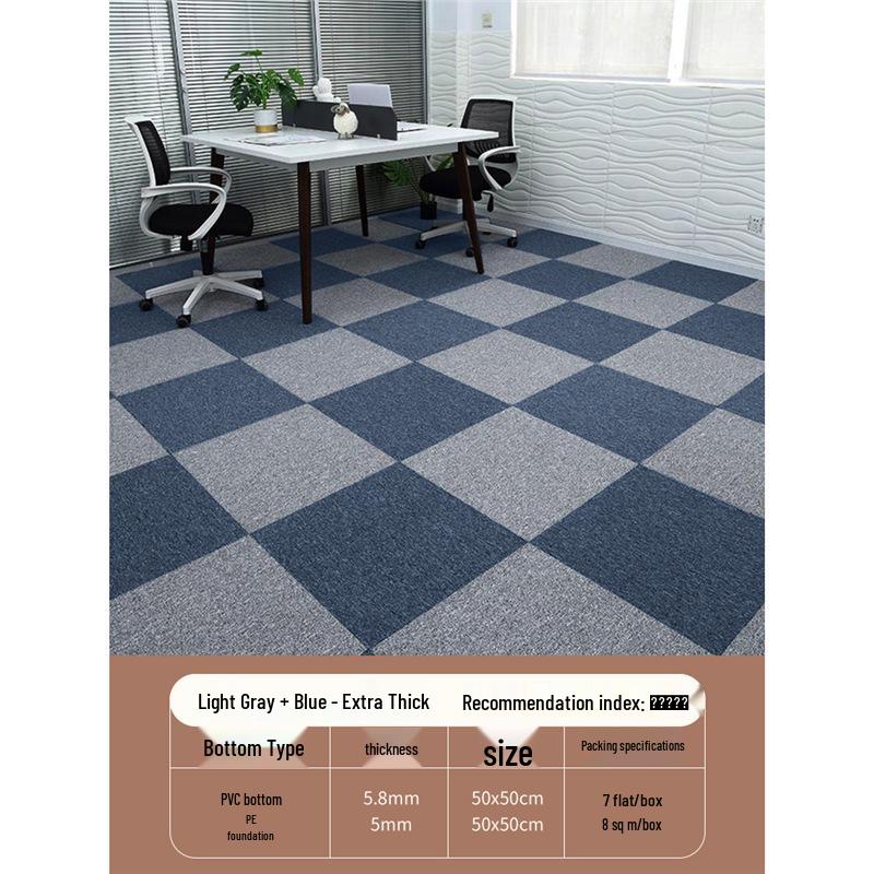 Eco-Friendly PE Office Carpet for Commercial & Residential Spaces Eco-friendly Flame-retardant PE Base