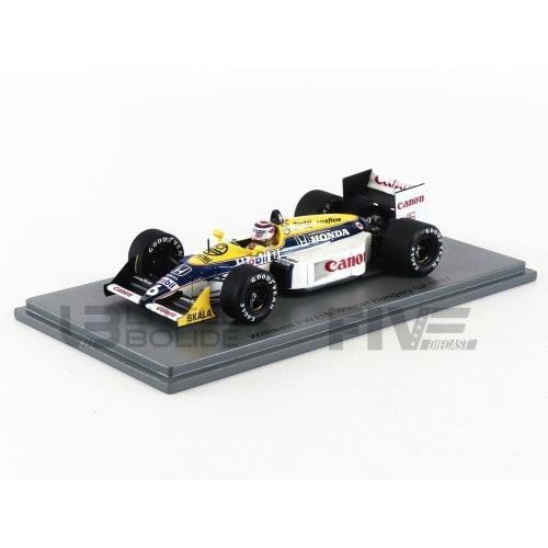 Spark 1/43 Scale Williams FW11B F1 1987 Hungarian Grand Prix Winner #6 N. Piquet