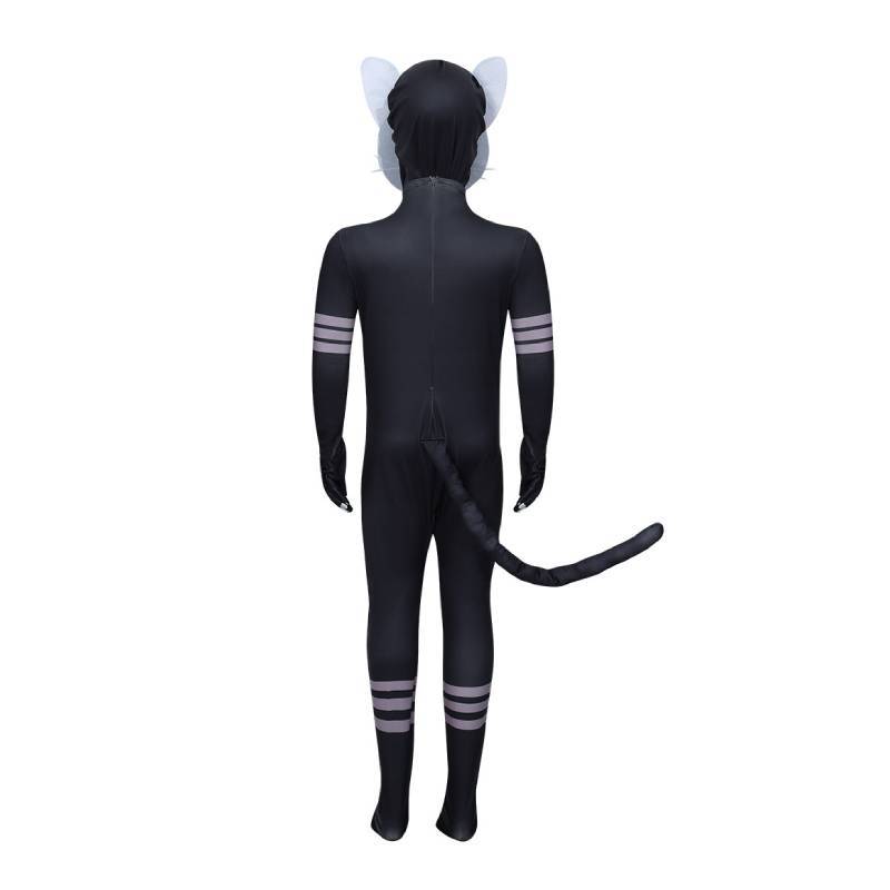 99 Nights In The Forest Black Cat Cosplay Suit For Kids And Adults With Polyester Fabric Halloween Costume