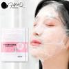 500/100 pièces Film de Masque Facial en Papier Jetable Film Plastique Facial pour Salons de Beauté Masque Facial Transparent Outils de Soin de la Peau du Visage