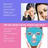 Relieve Fatigue Ice Gel Eye Face Mask Reduce Face Puff Reusable Sleeping Ice Pack Gel Beads Compress Cold and Hot Heat