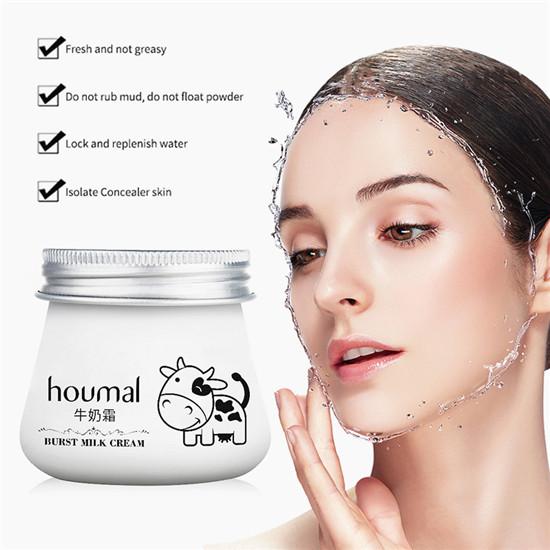 Mleczny Krem Nawilżający Przeciwzmarszczkowy Wybielający Przeciwstarzeniowy Odżywczy Skóra Sucha Uroda Pielęgnacja Twarzy