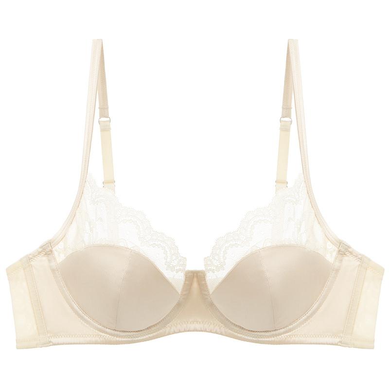 

Летнее сексуальное нижнее белье тонкое чистое похотливое кубиками сшитое кружевное французское нижнее белье большой груди маленькое против отвисания бюстгальтер-ковер S