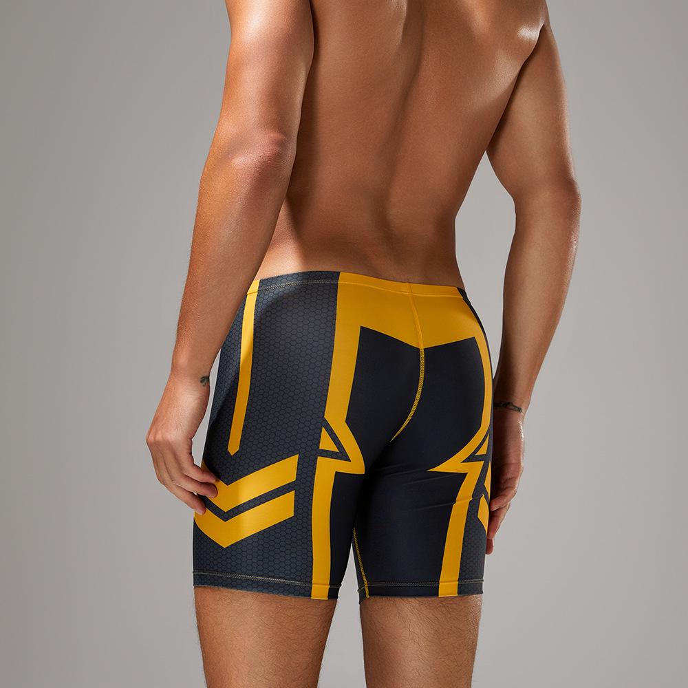 SEOBean Men's Boxer Swimsuit - Hot Spring Sexy Swimwear