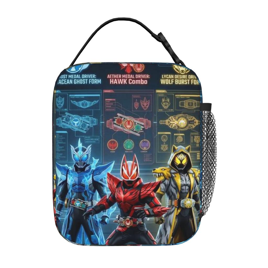 Back to school seasonKamen Rider Picnic Bag Masked Warrior (24) Fashion Fashionable Personalised Snack Storage Lunch Bag