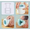 Silicone Ice Bucket Mold, 3D Cylindrical Ice Tray, Holds 60 or 40 1.3cm Ice Cubes, with Airtight Lid, Easy To Remove, Stress-Free, Small, Divided Ice,