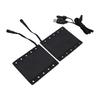 USB Heated Motorcycle Grips Cover Fast Heating Handlebar Universal ATV Hand Warmers 3 Heat Settings IP67 Water Proof