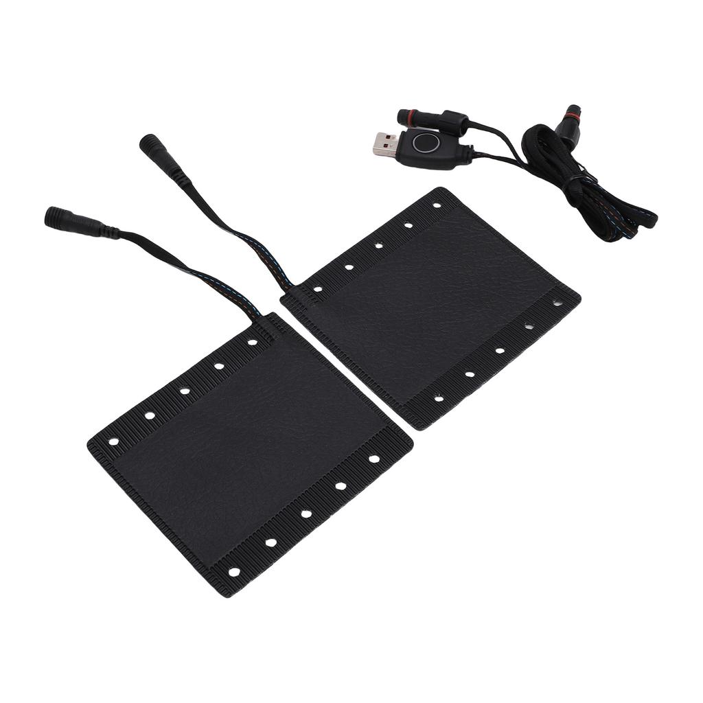 USB Heated Motorcycle Grips Cover Fast Heating Handlebar Universal ATV Hand Warmers 3 Heat Settings IP67 Water Proof