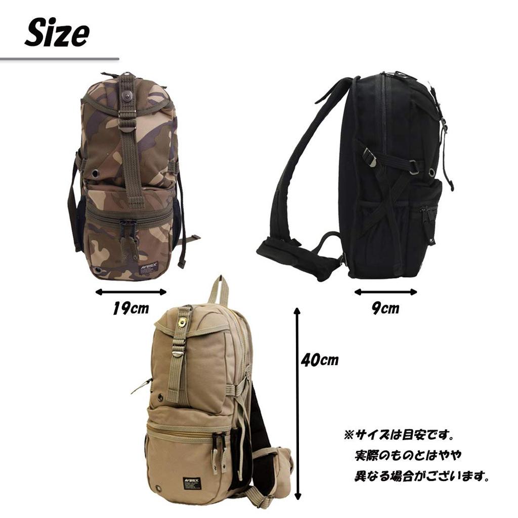 AVIREX EAGLESERIES Canvas Body Perfect for and Popular A Great Gift for AVX305 One-Shoulder Bag, School, Outdoors, More. Military-inspired Design.