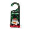 Elk Doorplate Hook Reusable Modern And Minimalist Christmas Ornaments Christmas Decoration Full Color Boxwood Party Supplies
