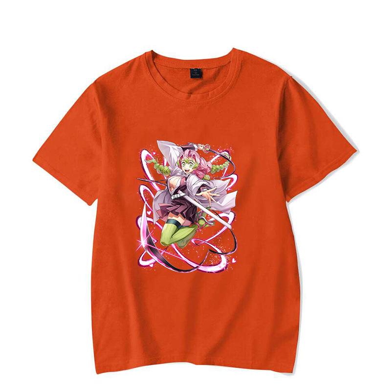 New Hot Anime Print T-shirts Women Men Summer Casual T-shirts O Neck Short-sleeved Kanroji Mitsuri Harajuku T-shirts