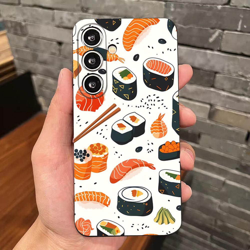 

Cartoon Sushi Good Phone Case For Samsung S26 S25 Edge S24 S23 S22 S21 S20 Ultra Plus Fe Galaxy Silicon Cover Galaxy S24 FE