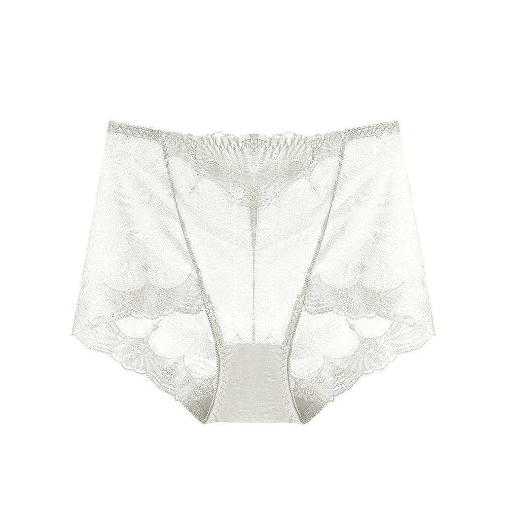 Lace Mesh Underwear for Women Plus Size Seamless Briefs Hollow Out High Waist Sexy Hip Lifting Breathable Triangle Panties