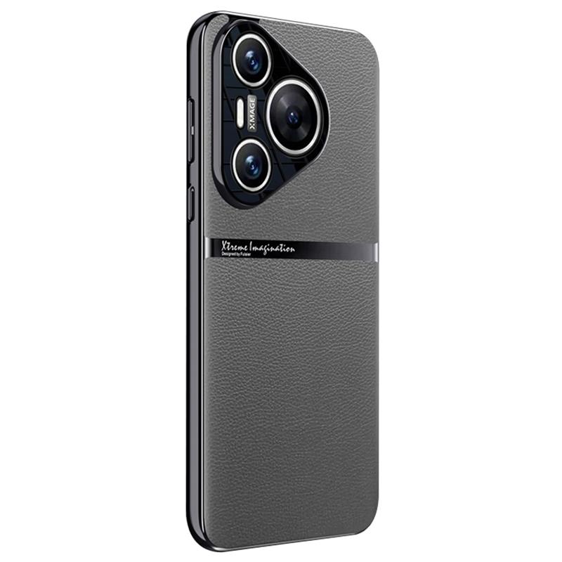 For Huawei Pura 70 Cell Phone Case PU Leather Shock Absorbing Cover