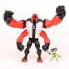 9Pcs/Set 10 Ben Tennyson Four Arms Grey Matter Kineceleran Diamondhead Heatblast Pvc Action Figures For Kids Toys Gifts