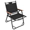 Folding Chair Portable Excellent Load Capacity Ergonomic Comfortable Chair for Camping Barbecue