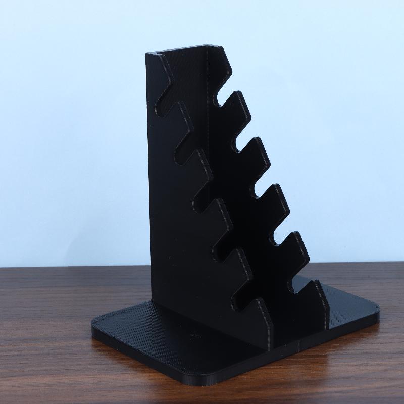 Finger Skateboard Storage Rack Finger Skateboard Organizer Finger Skateboard Desktop Display Rack Holder Home Decoration чёрный