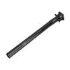 Sattelstützenrohr Professioneller Aluminiumkopf Doppelnagel Kohlefaser 3K Muster Glänzend Schwarz Fahrradsattelstütze 27,2x350mm