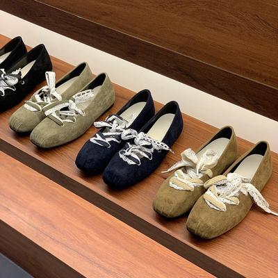 Inner Height-increasing Square Head Retro Design Single Shoes Women's New Mary Jane Shoes