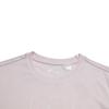 Fila White Fashion Simple Casual Comfortable Versatile Knitted Short Sleeve T-Shirt Women Tops Lotus-Gray-Pink F11W623113FPK
