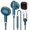 Wired Earphones with Compatible with iPhone 16 Pro Max iPhone Google and Android Supports Volume HIFI Sound Ideal for Online and Cute Storage Case