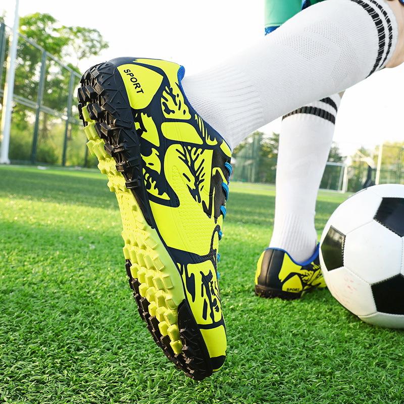 Douchuan buty treningowe na krótkie paznokcie buty piłkarskie męskie złamany paznokieć buty sportowe piłkarskie niskie młodzieżowe trampki na długie paznokcie duży rozmiar