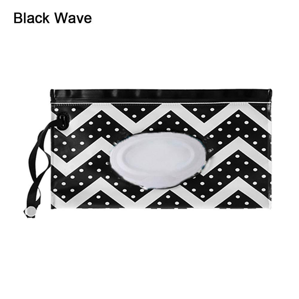 1PC Umweltfreundliche Feuchttücher-Tasche Baby-Feuchttücher-Box Feuchttücher-Box Reinigungstücher Ziplock-Tasche Clamshell Snap Strap Wischtuch-Container-Etui
