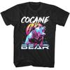 Cocaine Bear Neon Synthwave Men's T Shirt