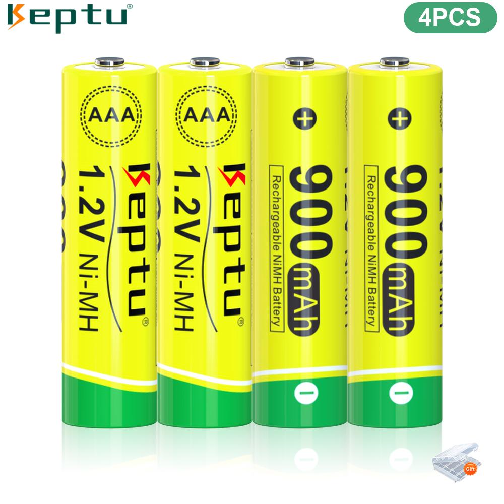 KEPTU 4-32pcs 3A AAA Rechargeable Battery 1.2V 900mAh Ni-MH Batteries