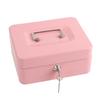 Metal Cash Box with Lock Case Container with Keys for Kids Girls Boys Prizes