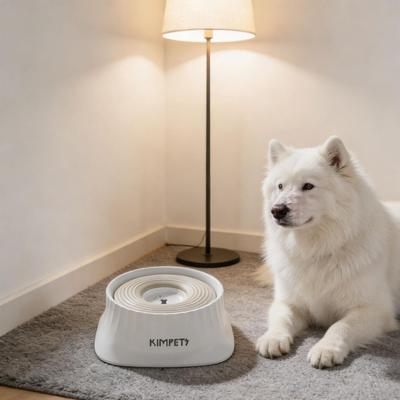 Dog Water Bowl Pet Dispenser Slow Drinking Feeder for Cats