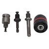 1/2-20UNF Mount Keyless Drill Chuck 2-13mm Capacity Quick Change Chuck  For Hammer Drill