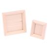 1Set 1:12 Dollhouse Miniature Photo Frame With Rear Cover Simulation Furniture Model Living Scene Decor Toy Doll House Accessories