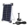 Solar Powered Water Pump Kit 150cm Lift 200L/H Flow Rate Water Fountain Pump for Bird Bath Garden