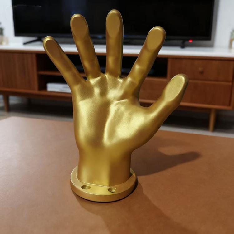 Sports Themed Hand Model Display Stand Elegant Surfaces For Basketball Football Decors Multiple Use Across Environment