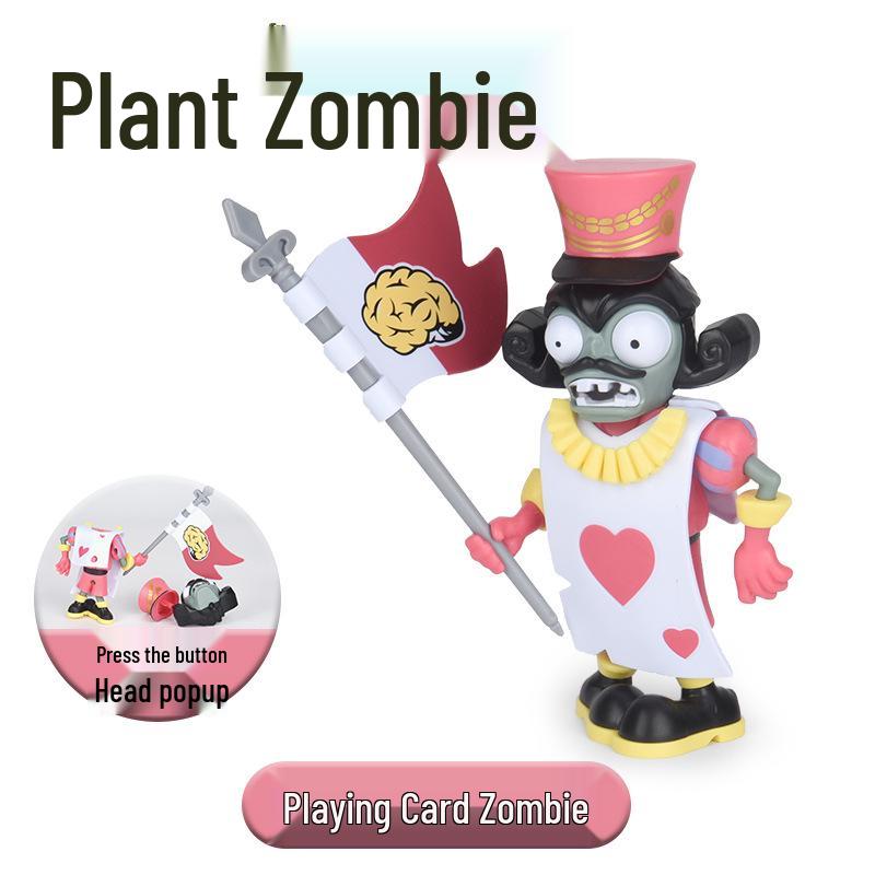 Plants vs. Zombies Toy Set: Machine Bug, Football Gun, Pea Pod, Carnivorous Plant Models