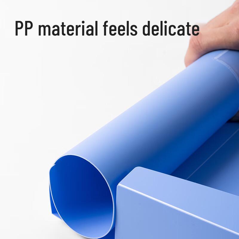 Deli A4 Plastic File Box, Pack of 4