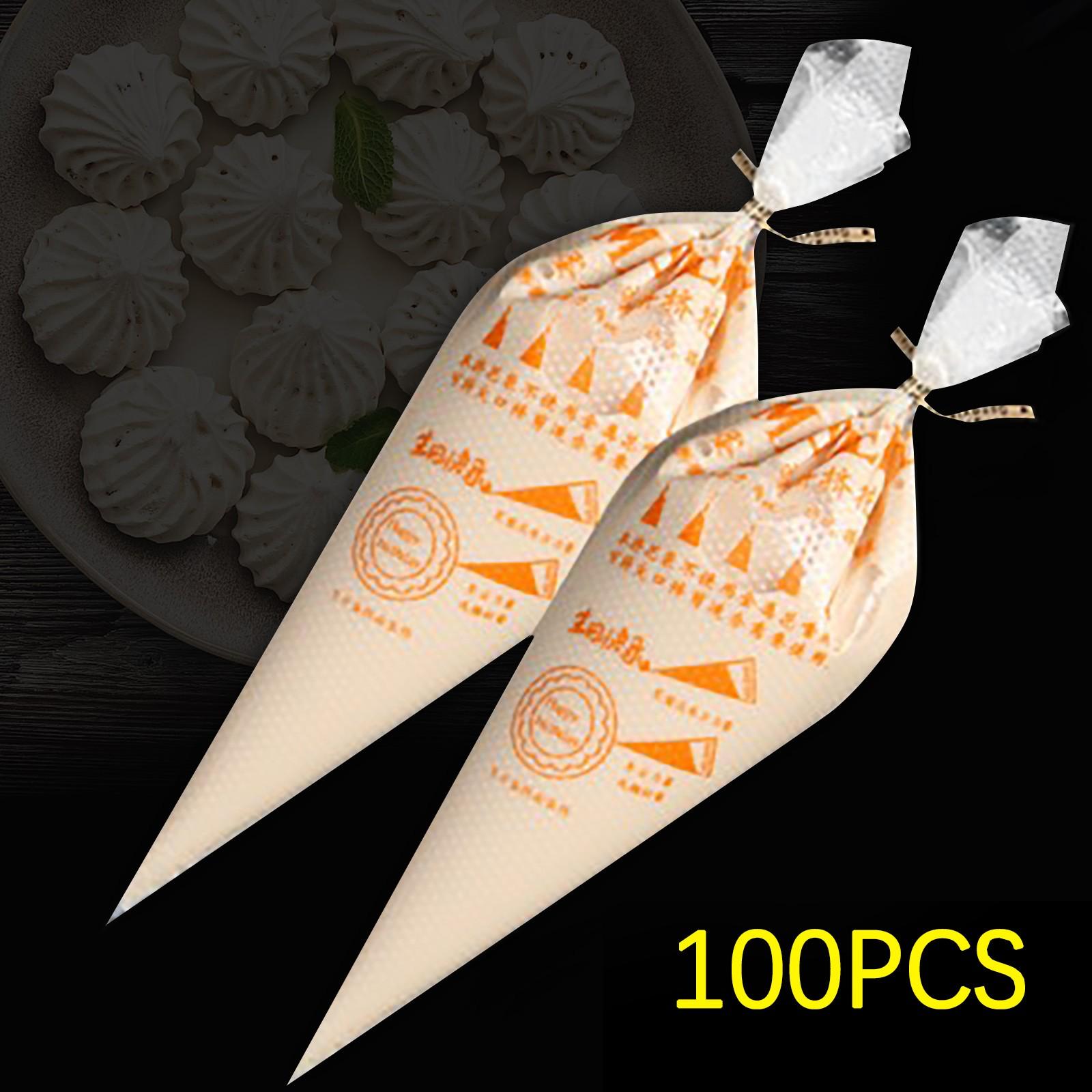 Disposable Thick P astry Icing Piping Bag 13inch 100PCS белый