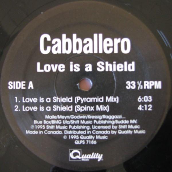 

12inch Record CABBALLERO THE MOVEMENT CLUB Love Is A Shield Salvation LPS7186 Quality Music 1995 Canada Dance Electronica Used